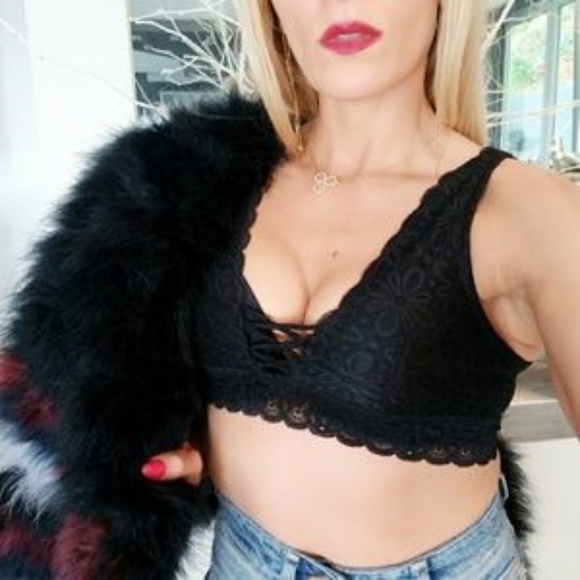 MODA DOLLZ Black Lace Bralette - Picture 1 of 4